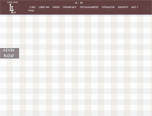 Tablet Screenshot of hotelleger.cz